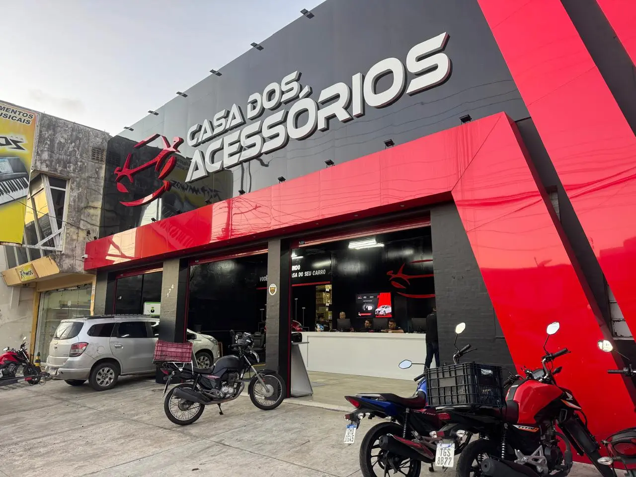 Fachada da loja Casa dos Acessórios